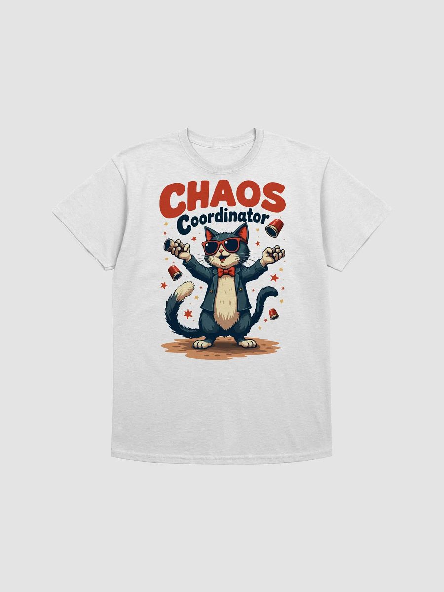 Chaos Coordinator Cat T-Shirt product image (1)