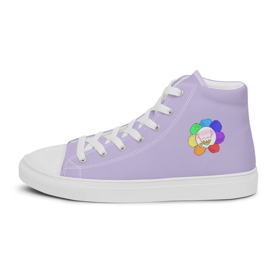 Pastel Purple and White Flower Sneakers product image (7)