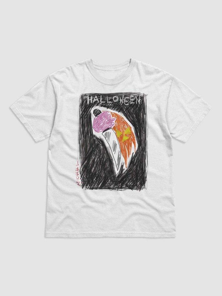 🔥 "Halloween" – CreepyKids Unisex Horror Art Print Tee 🎃💀 product image (1)