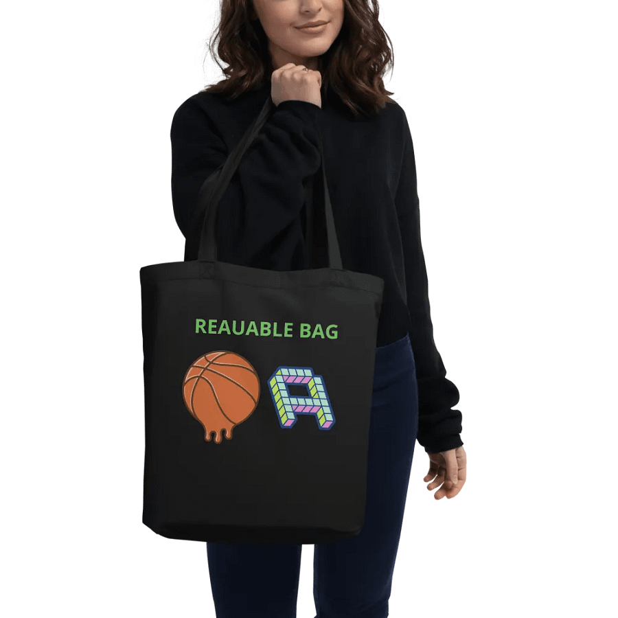 Reausable bag with basketball product image (2)