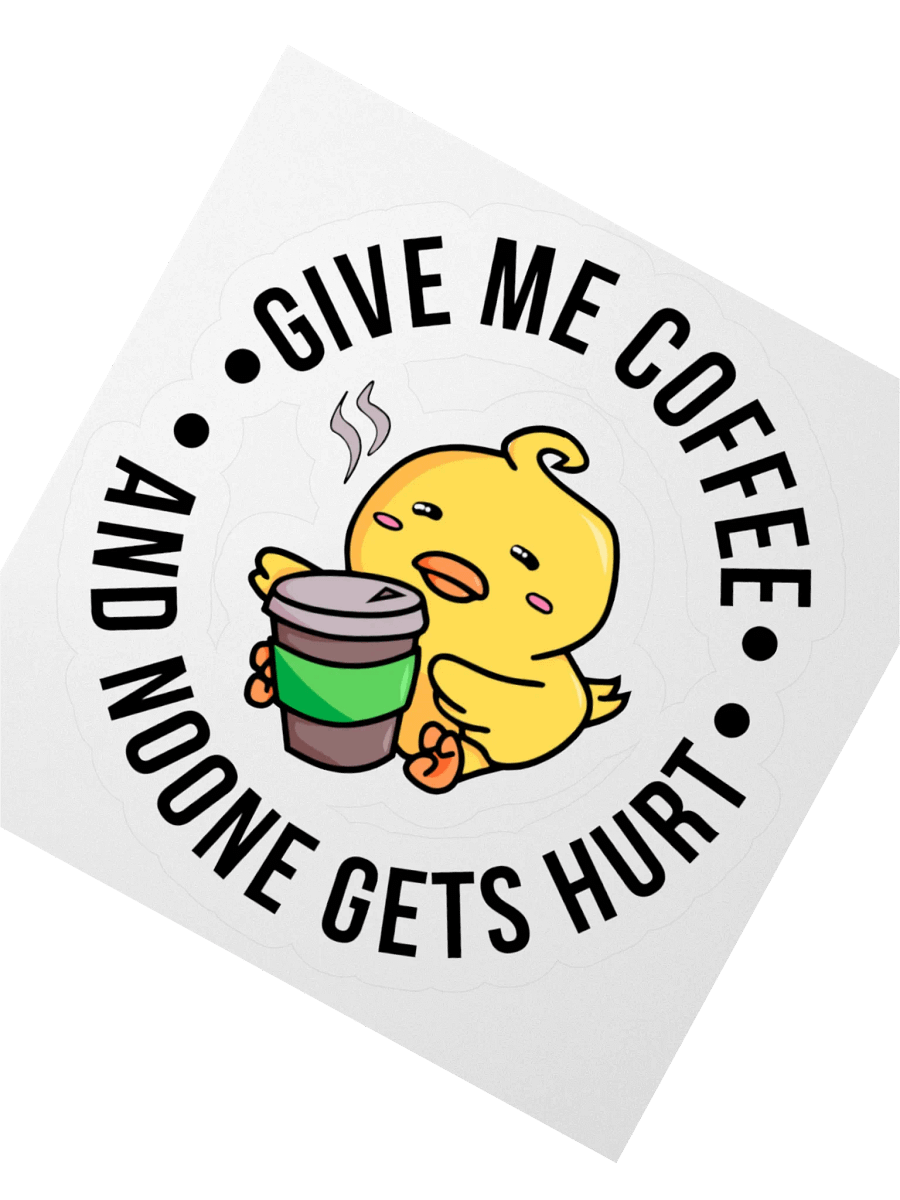 Give Me Coffee Sticker product image (6)