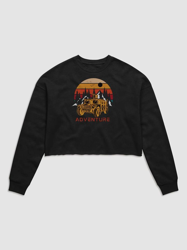Ladies Cropped Adventure Sweatshirt product image (3)