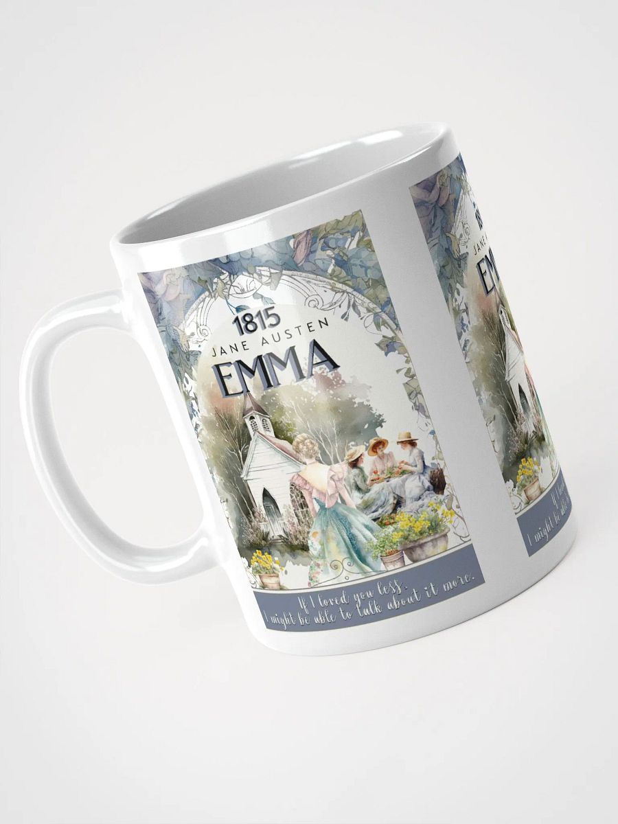 Jane Austen Coffee Mug, Emma Historical Romance Coffee Cup Bookish Literary Jane Austen Fan Art Gift for Her, Bookclub Gift product image (3)