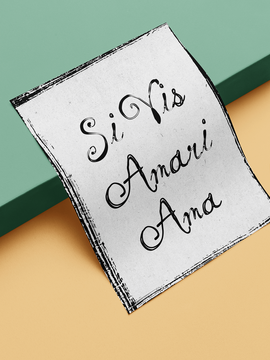 Si Vis Amari Ama Poster product image (1)