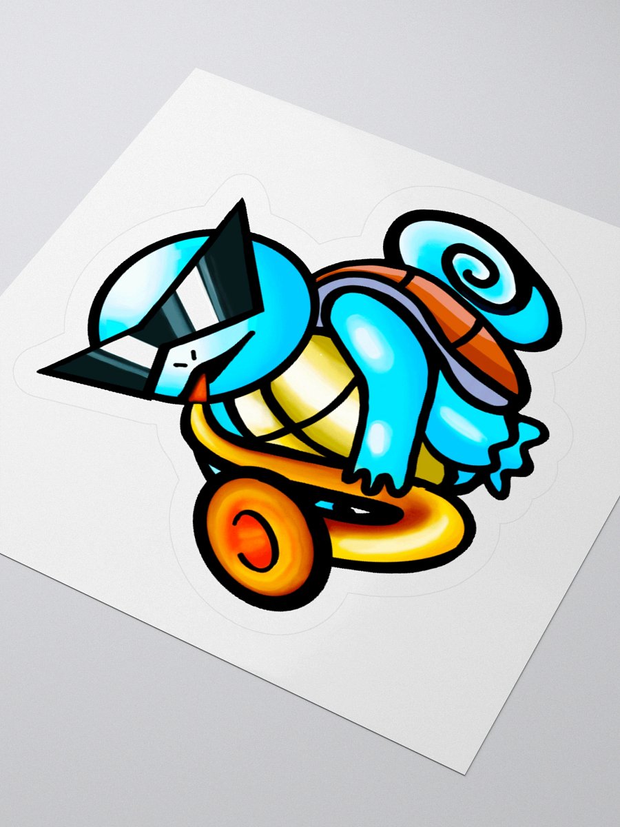 Saxo Turtle Vinyl Stickers (3" x 3") product image (3)