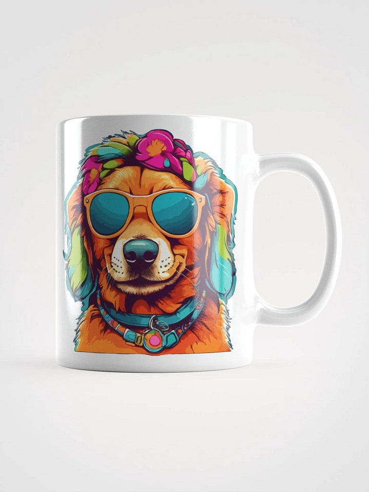 Hippie Dog 4 , Mug product image (1)