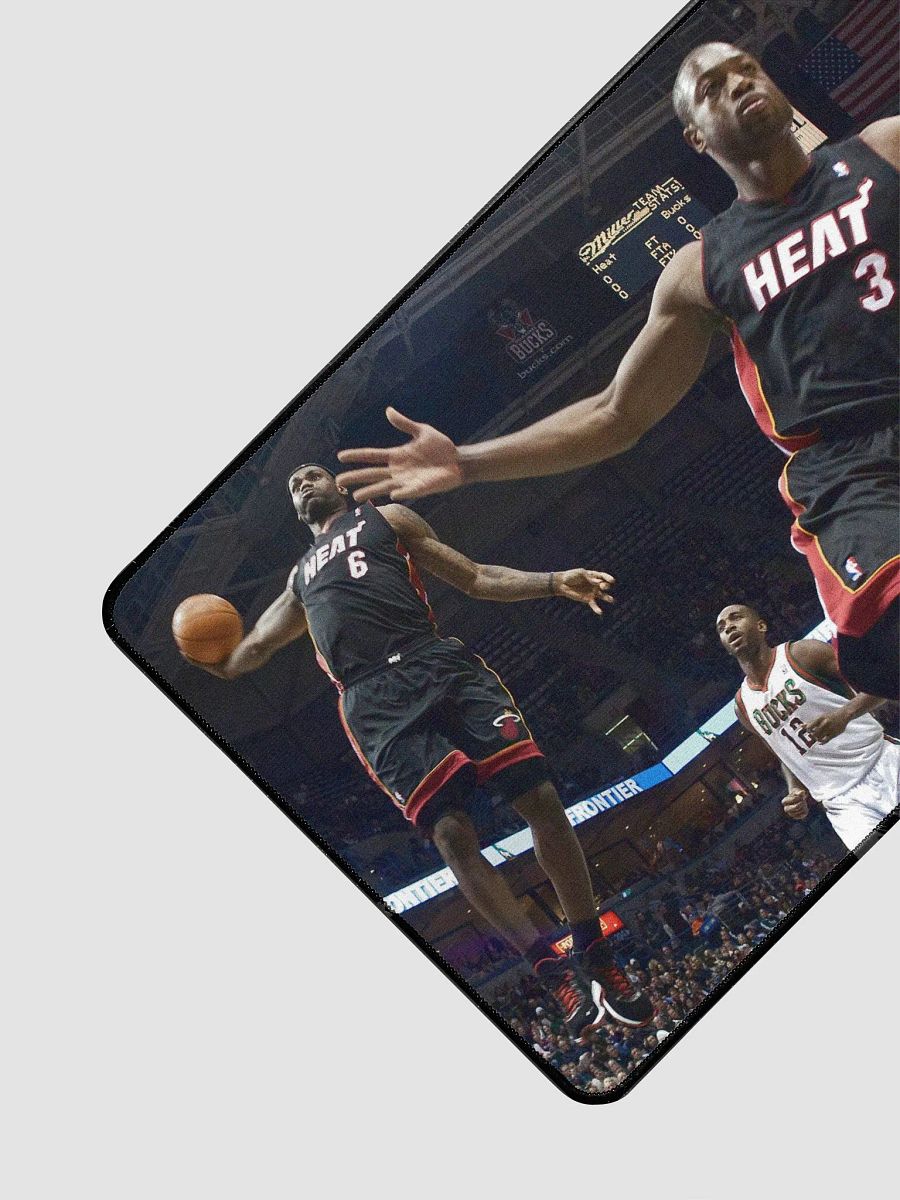 Dwayne Wade and Lebron James Dunk Mousepad product image (3)