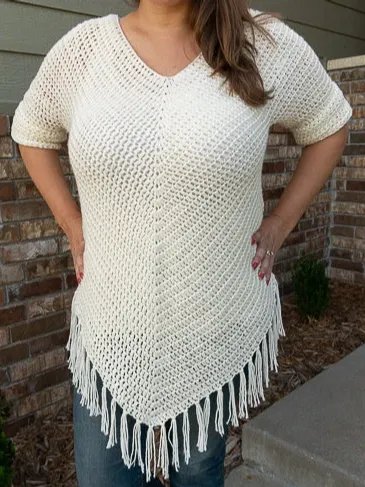 On Point Poncho Crochet Pattern product image (1)