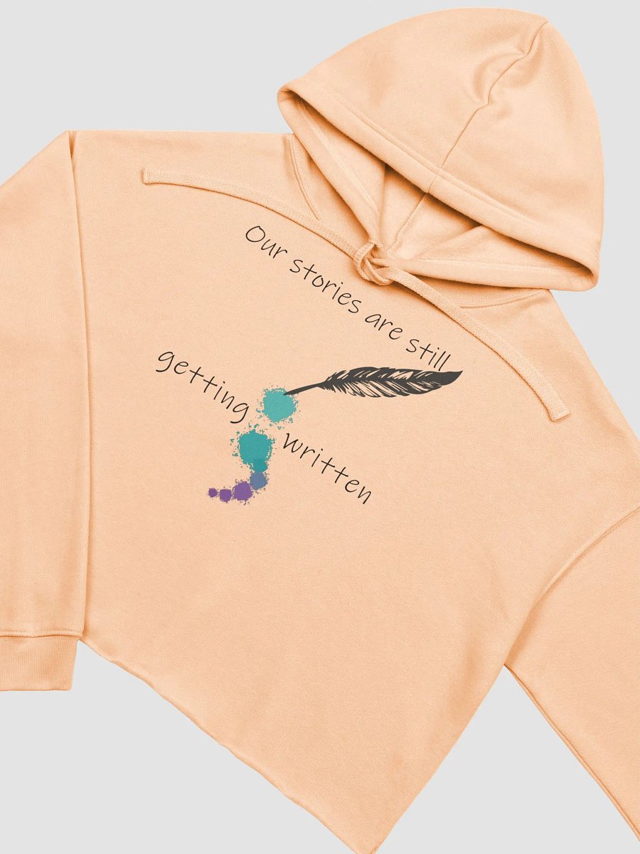 In Memorandum Dark Font Crop Top product image (6)