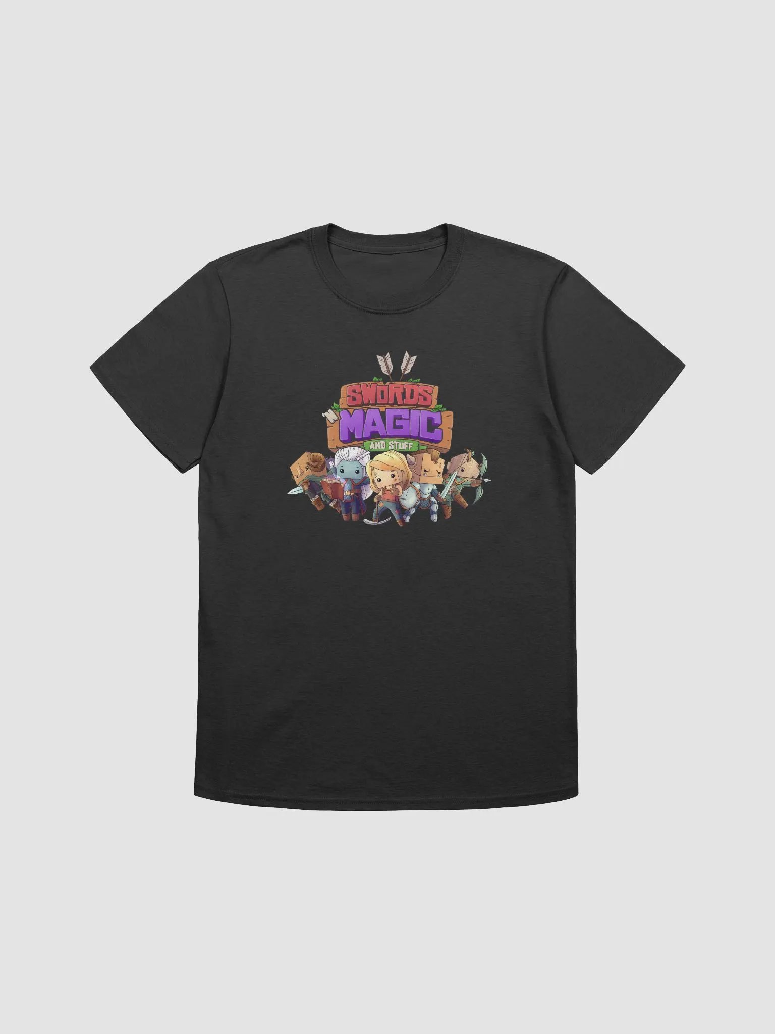 Swords 'n Magic and Stuff Character Logo Shirt product image (4)