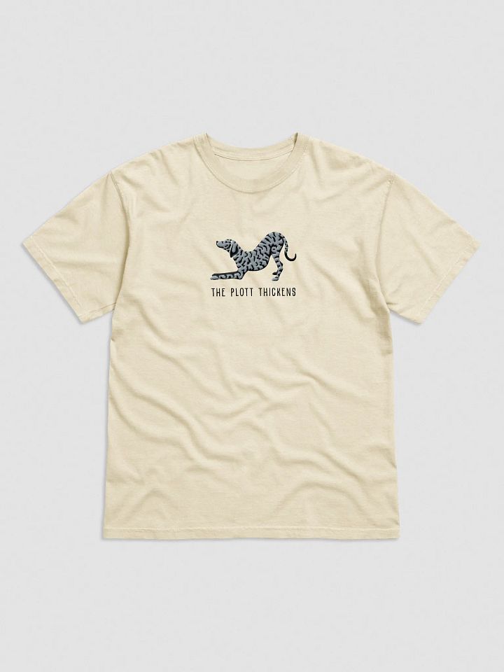 The Plott Thickens T-Shirt(Embroidered) of a Plott Hound(Blue Brindle) product image (41)