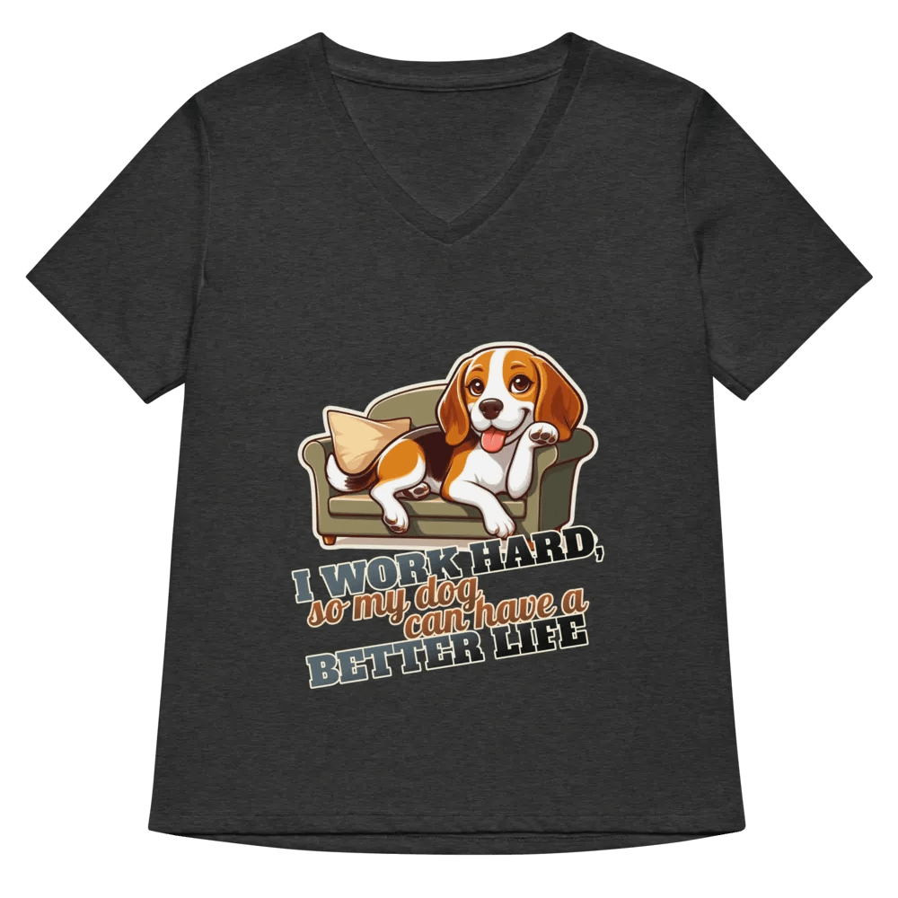 Work Hard - Beagle Sofa - V-neck product image (32)