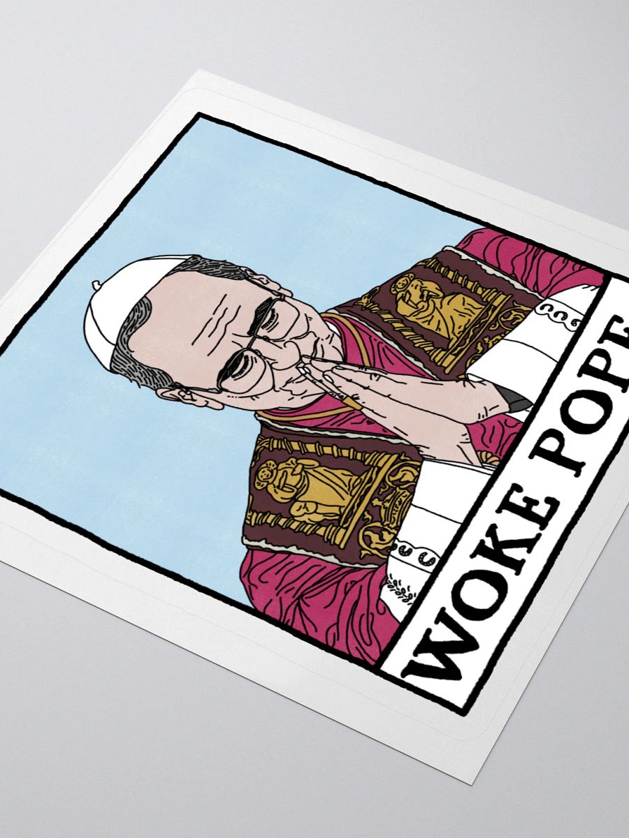 Woke Pope Sticker product image (3)