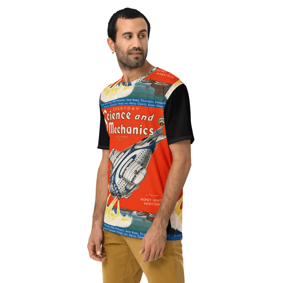 'Science and Mechanics' Vintage All-Over Print Tee product image (10)