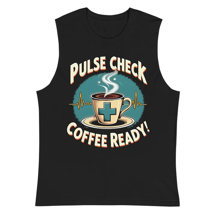 Pulse Check Coffee Muscle Tank product image (2)