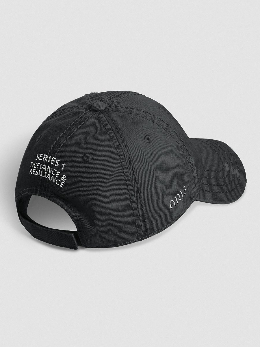Aris Embroidered Courage Distressed Dad Hat product image (2)