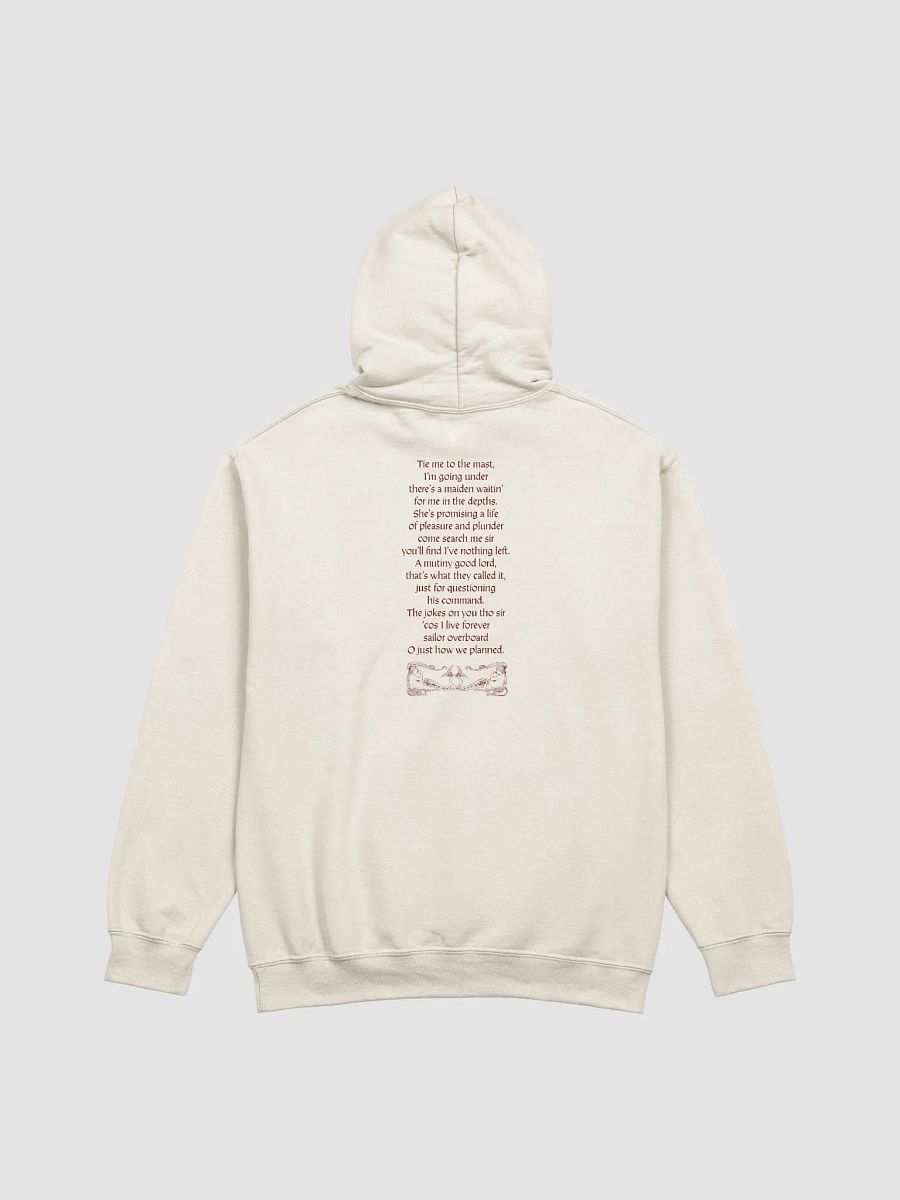 'Syrena' Official Merch Hoodie (verse lyrics version) (light colours) product image (2)
