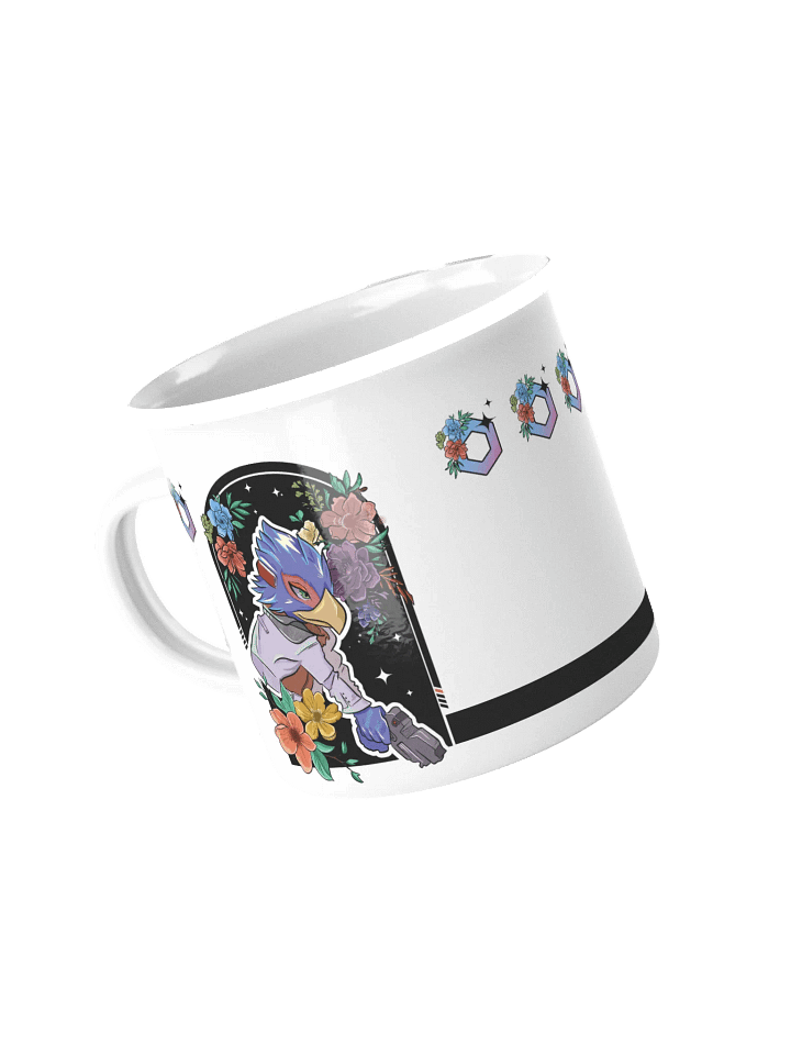 Floral Falco | Enamel Mug product image (1)