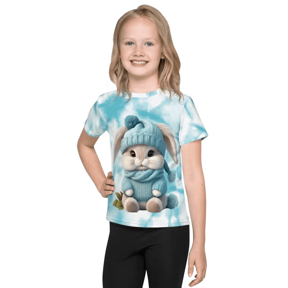 Urban Edge Bunny Bliss All-Over Print Kid's T-Shirt product image (1)