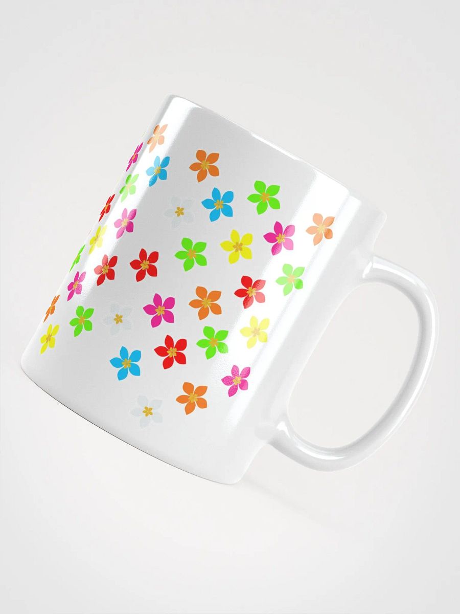 Colorful Flower Petals White Mug product image (17)