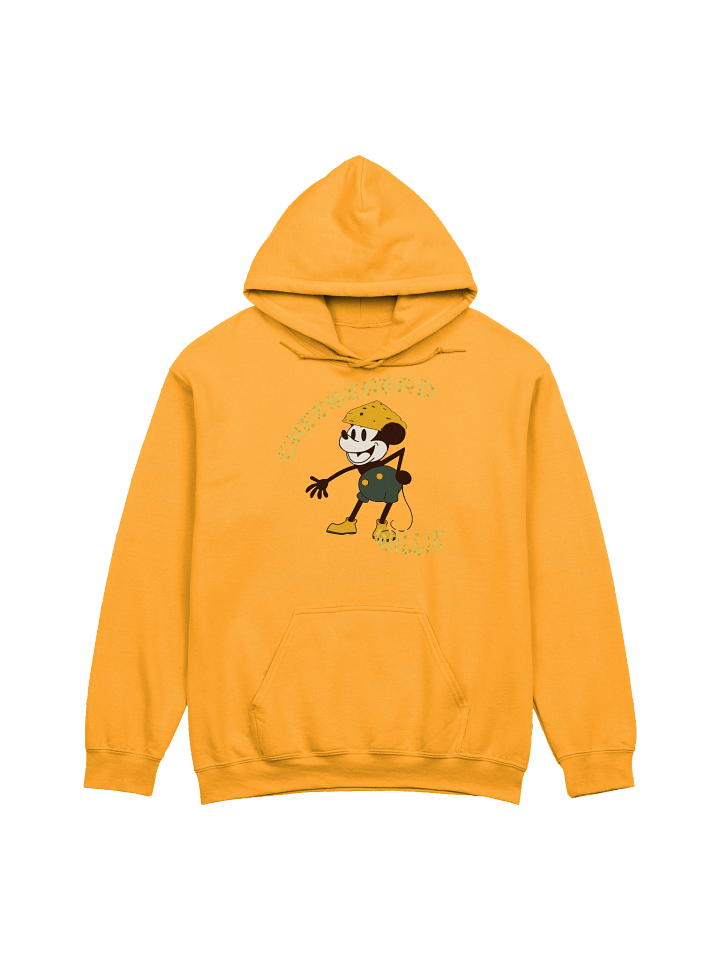 Cheesehead Willie Cartoon Hoodie Light Color product image (1)