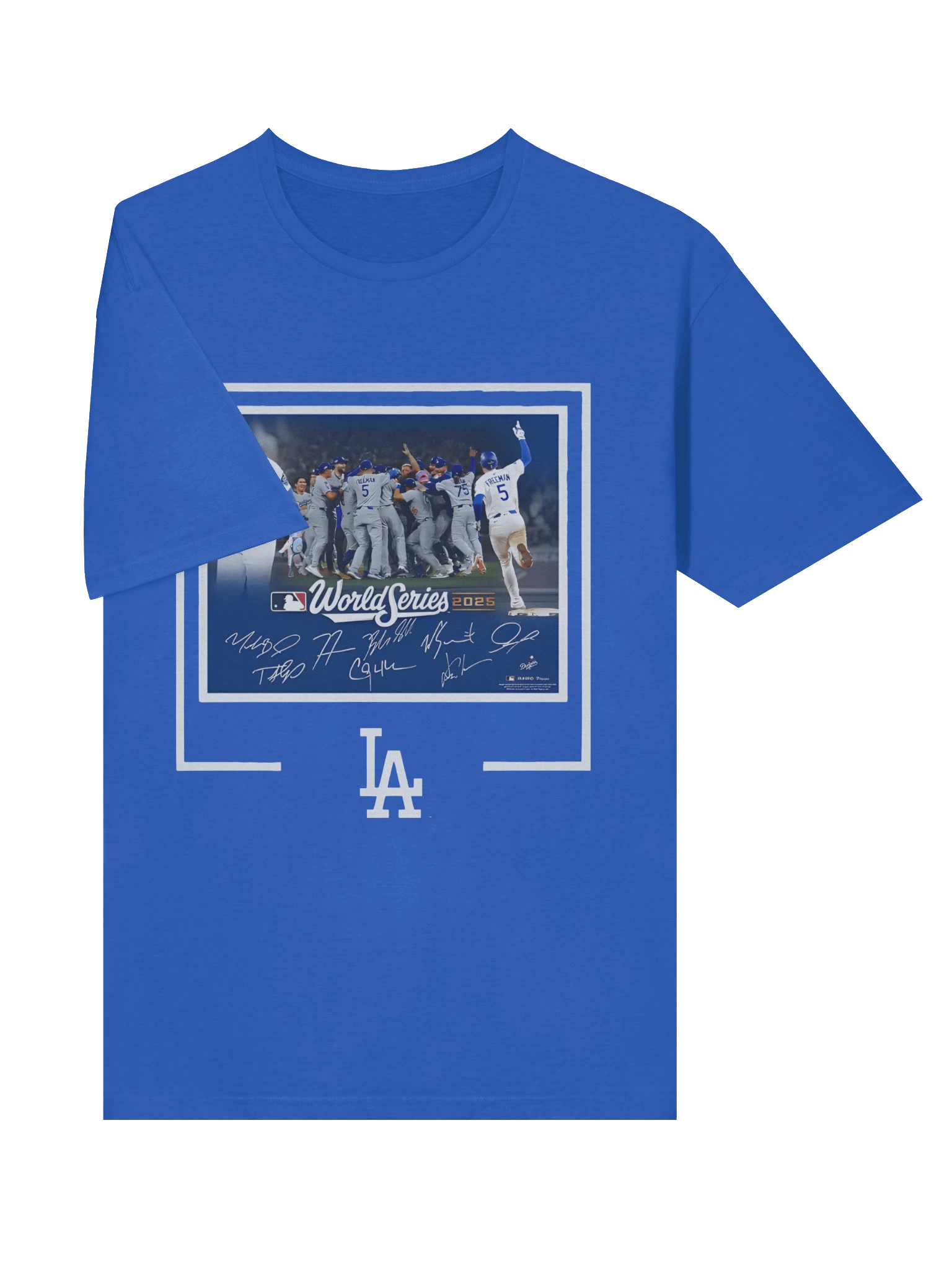 Dodgers Autographed World Series Signatures Shirt product image (10)
