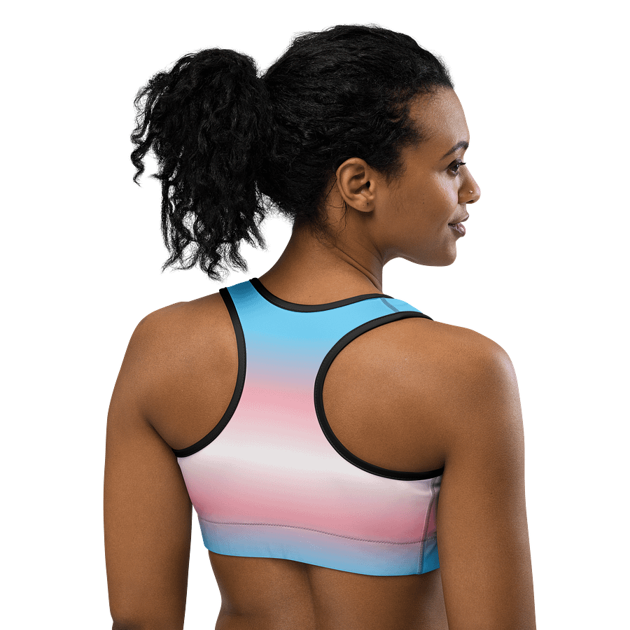 Trans Pride Gradient Sports Bra product image (4)