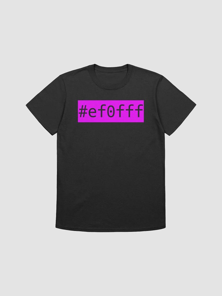 RUDE HEX CODE - #ef0fff - block (Gildan Softstyle) product image (1)
