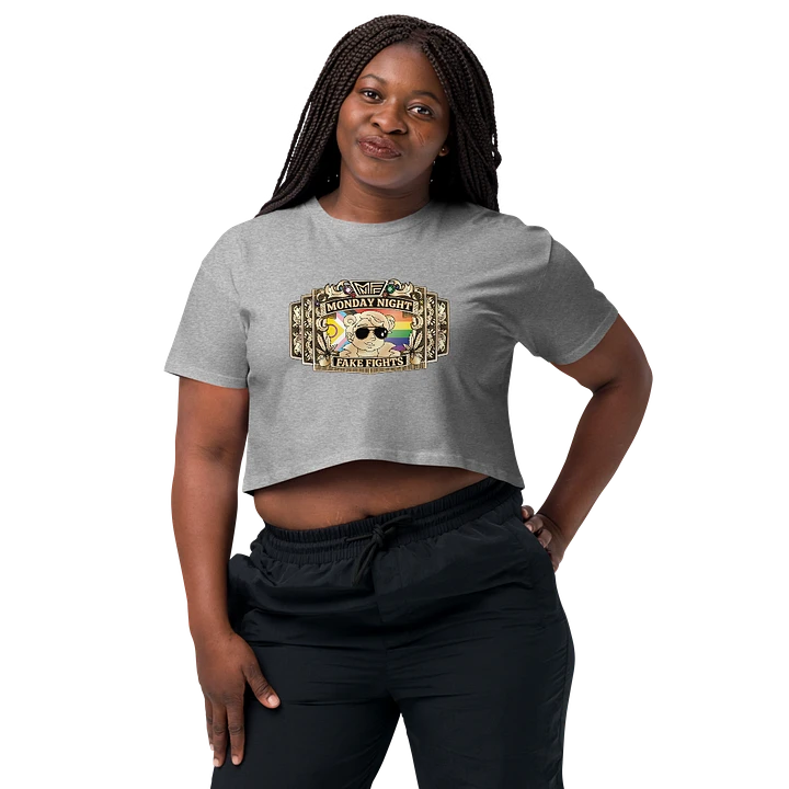 MNFF CHamp Belt Full Color Crop Top T-shirt product image (6)