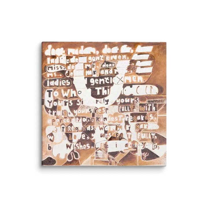 Beginnings & Endings on Canvas (32" x 32") product image (1)
