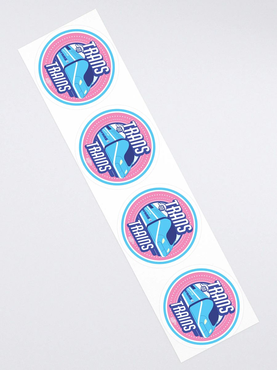 Trans on Trains sticker 4-pack product image (2)