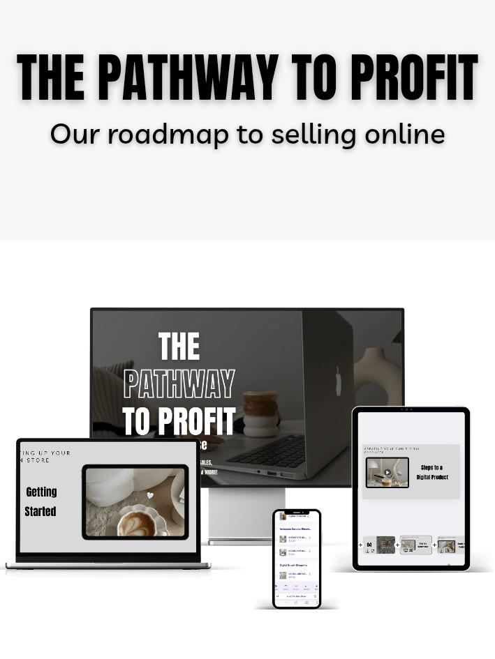 THE PATHWAY TO PROFIT: OUR ROADMAP TO SELLING ONLINE product image (1)