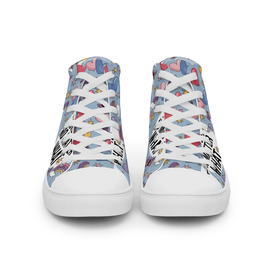 Inspirational Christian High-Top Sneakers – Jesus Loves You product image (6)