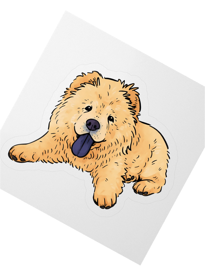 Fluffy Pie Tongue Out Sticker product image (4)