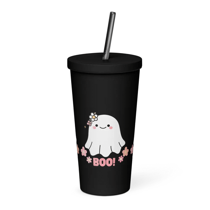 Flower Boo Ghost Insulated Tumbler product image (1)