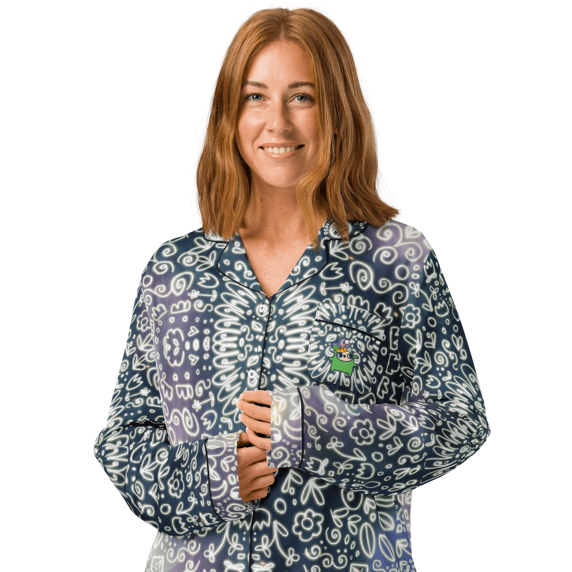 Twundsie Trading Card Longsleeve Pyjama Top product image (3)