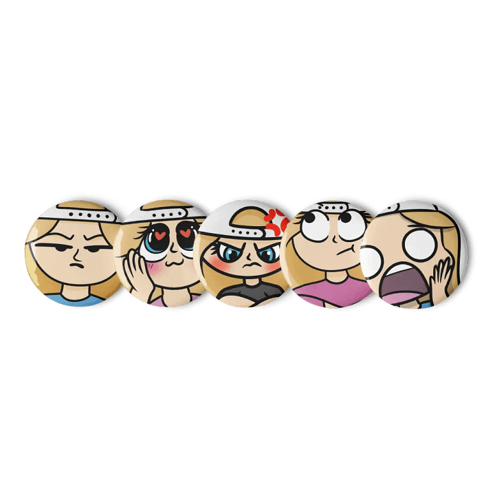 Sassy Cartoon Button Set product image (2)