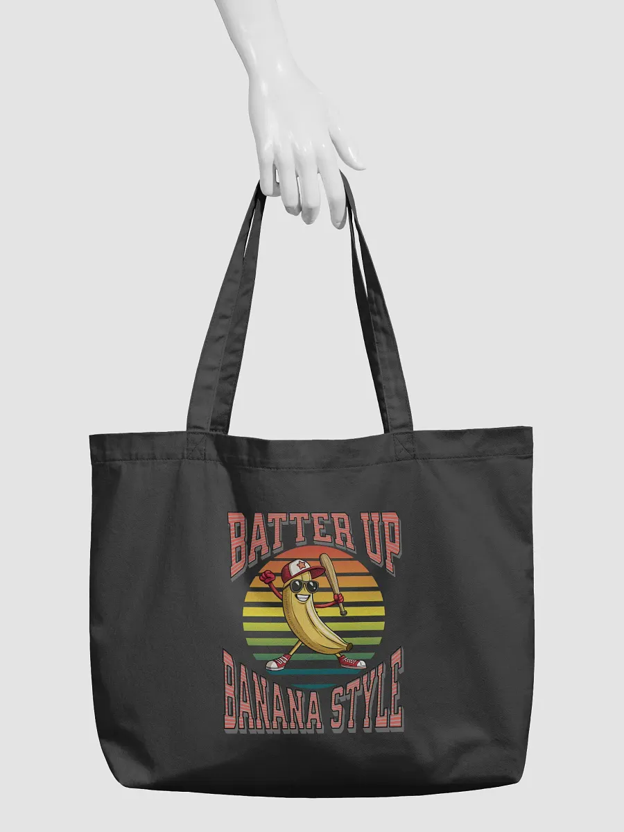 Batter Up Banana Style Baseball Sunset Tote product image (3)