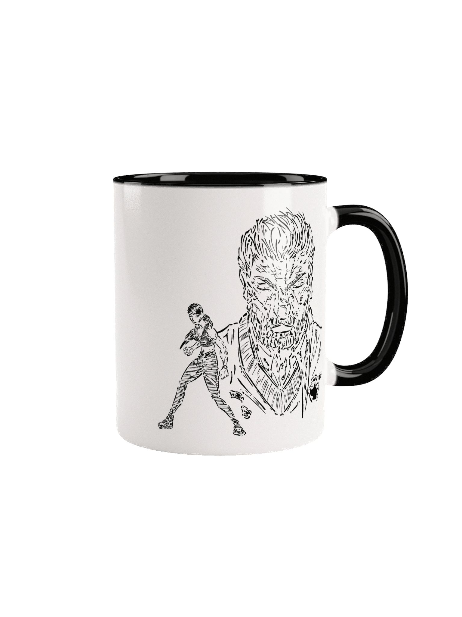 MEIFUMADO | Takahashi & Sakura | Black & White Mug product image (1)