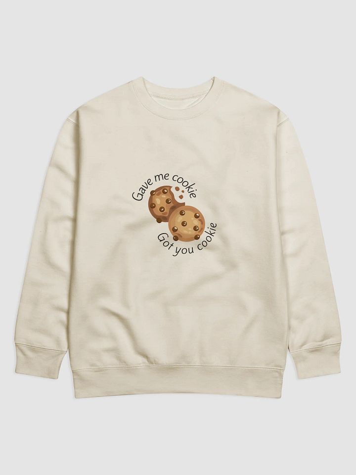 New Girl Cookie Quote Sweatshirt – Premium Crewneck for Sitcom Fans product image (1)