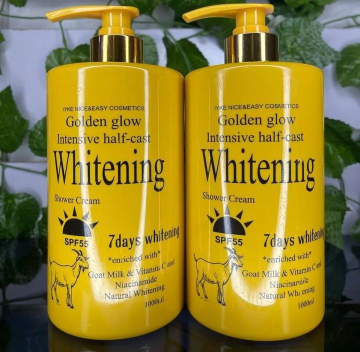 Golden Glow Intensive Whitening Exfoliating Shower Gel 1000ml. product image (1)