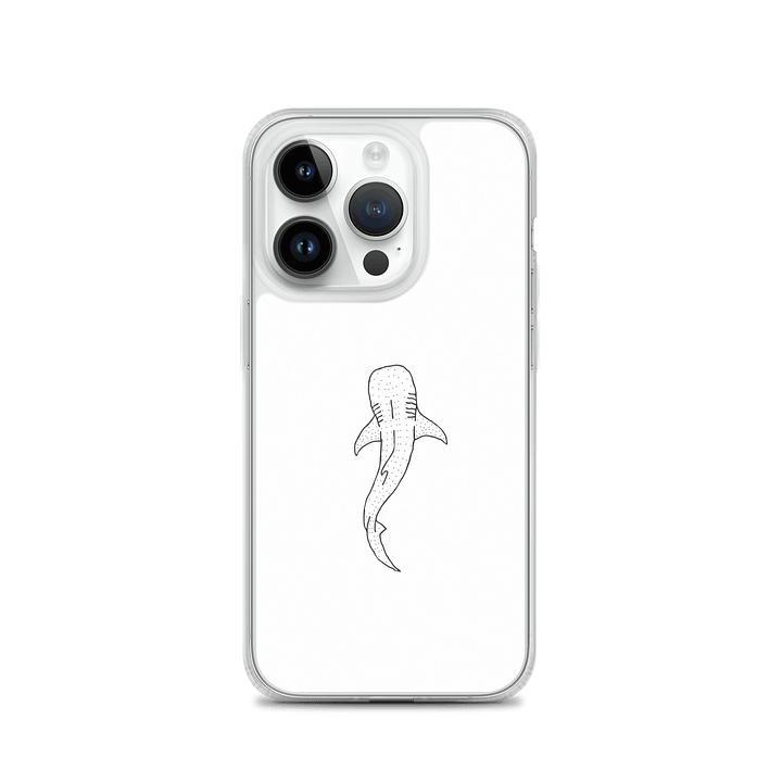 Single Whale Shark iPhone® MagSafe® Clear Case product image (3)