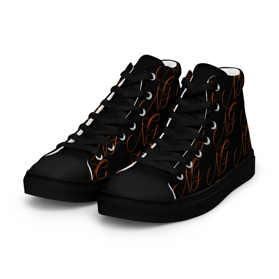 Ng text Men's High Tops product image (11)