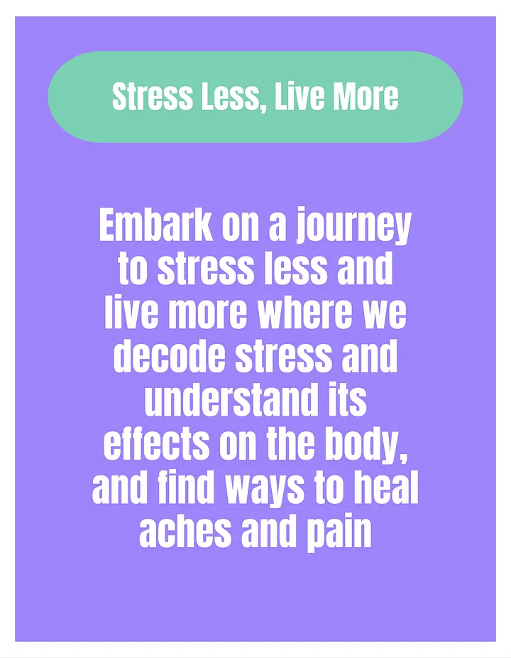 Stress Less Live More product image (1)