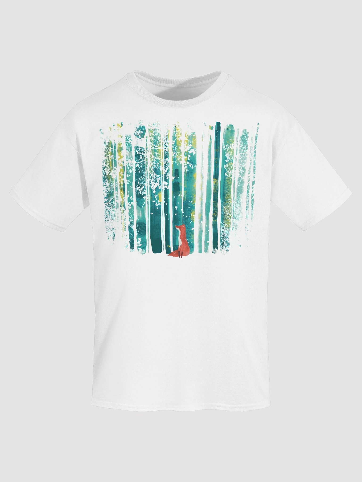 Lone fox graphic t-shirt product image (62)