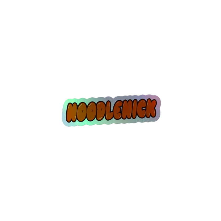 NoodleNick Holographic Sticker product image (1)