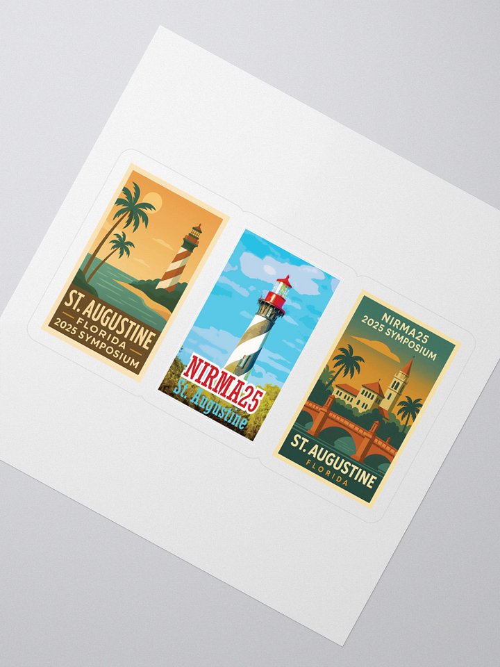 St. Augustine 2025 Sticker Set – Collector’s Edition (3-Pack) product image (2)