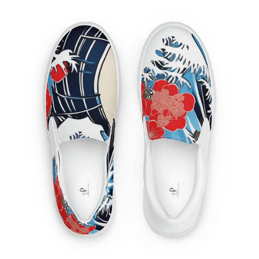 Kanagawa Wave Women's Slip-On Shoes product image (3)