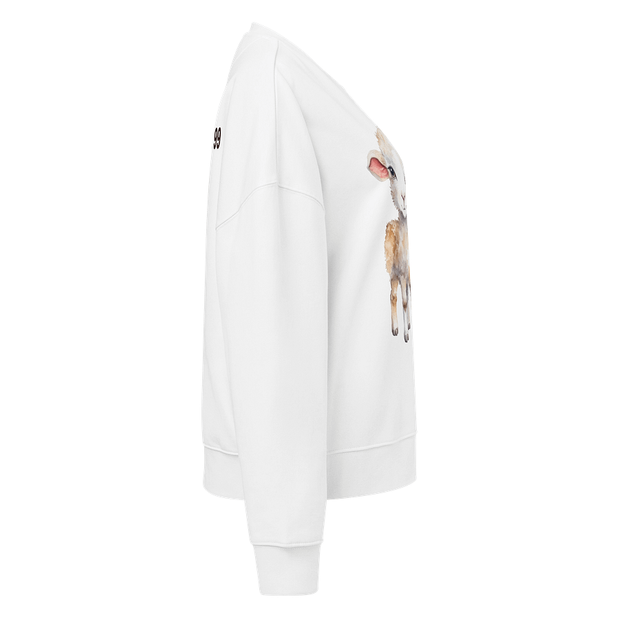 Lamb of God Watercolor Organic Sweatshirt product image (4)