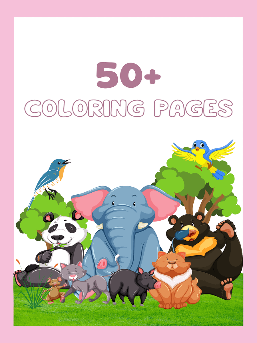 Animals Coloring Book For Kids product image (1)